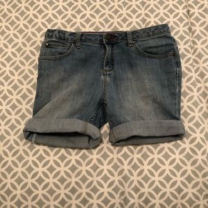 Girls Denim Bermuda Jean Shorts